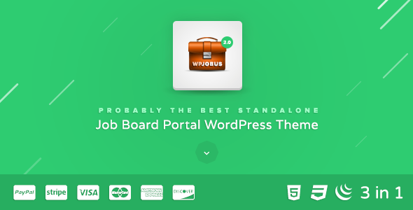 ob Board and Resumes WordPress Theme