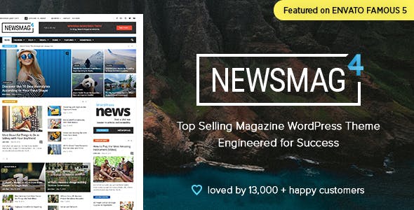  Newsmag - Newspaper & Magazine WordPress Theme 