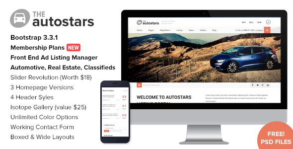 Auto Stars – Car Dealership & Listings WP Theme