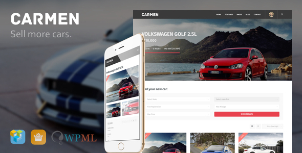 Carmen – Car Dealership WordPress Theme
