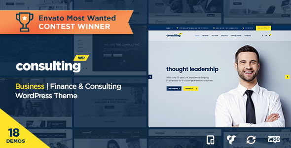 Consulting - Business and Finance WordPress Theme