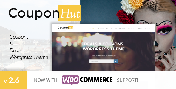 CouponHut – Coupons & Deals WordPress Theme