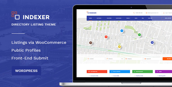 Indexer – A Multi-Purpose Listing WordPress Theme for Coupons & Discounts Marketplace