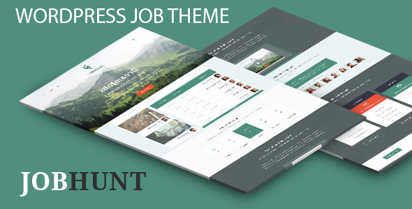 Job hunt job Board WordPress Theme