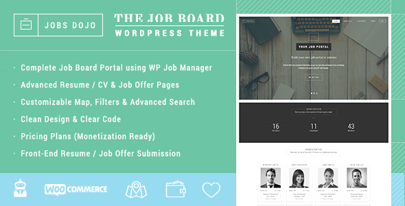 JobsDojo - The WordPress Job Board Portal Theme