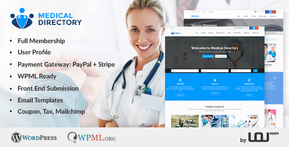 Medical Directory – Hospitals & Doctors Listing Theme