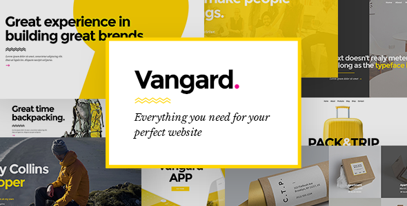 Vangard – A Theme for Freelancers and Agencies