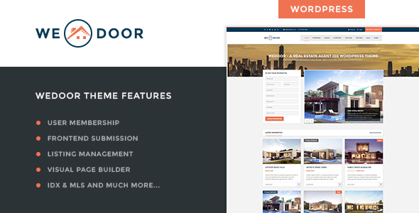 Wedoor – Real Estate User Membership IDX Theme