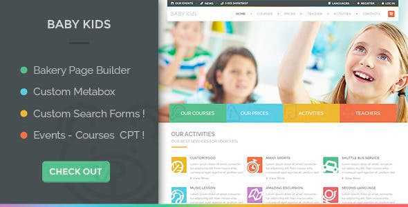 Ed School: Education, Elementary-High School WordPress Theme