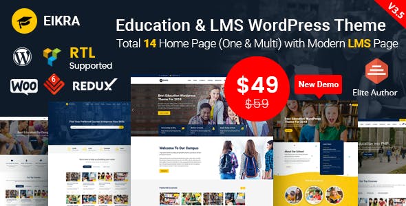 Eikra Education – Education WordPress Theme