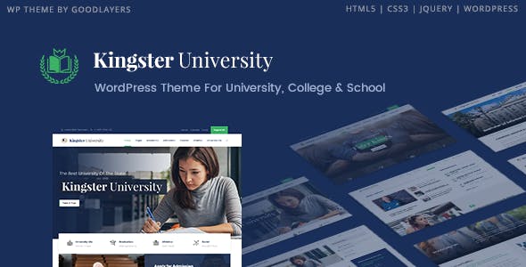 Kingster – Education WordPress Theme For University, College and School