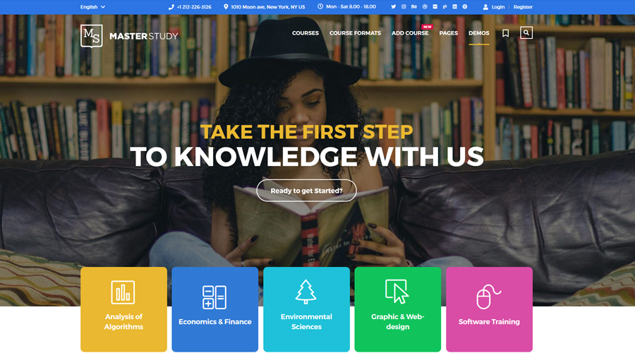 Masterstudy Education - LMS WordPress Theme for Education, eLearning and Online Courses
