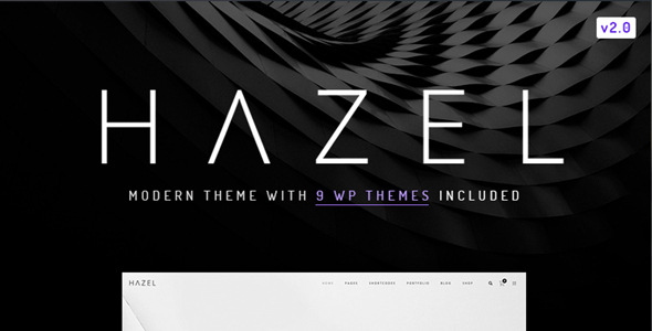 Hazel – Clean Minimalist Multi-Purpose WordPress Theme
