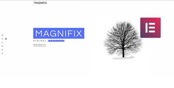 Magnifix – Creative Minimal Elementor WordPress Theme