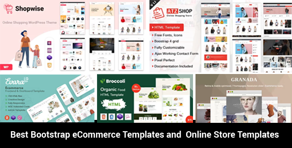 Best 10 Bootstrap eCommerce Templates & Online Store Templates 2023